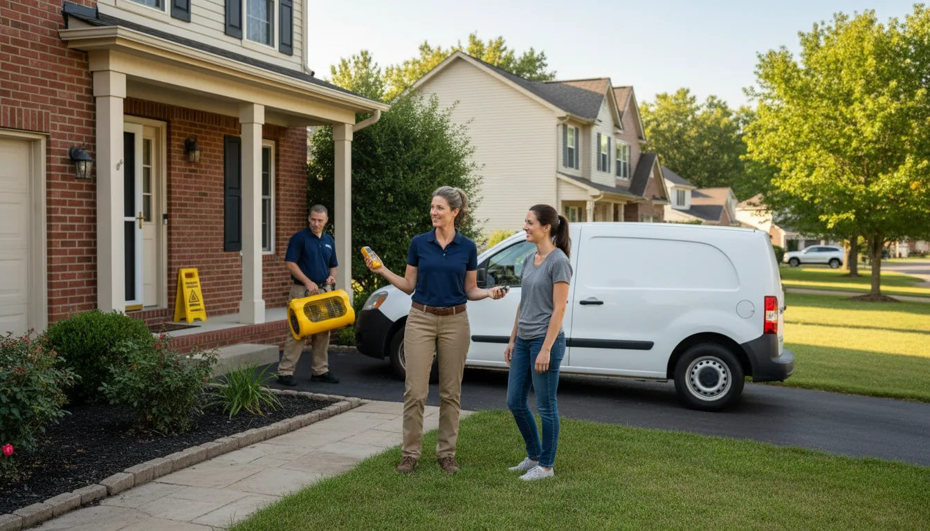 Water restoration image for Dehumidification And Cleanup Services in Rehoboth, NM